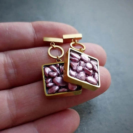 Minđuše Rose Gold - Selesta