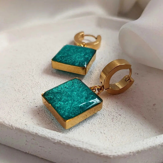 Minđuše Emerald dream Selesta