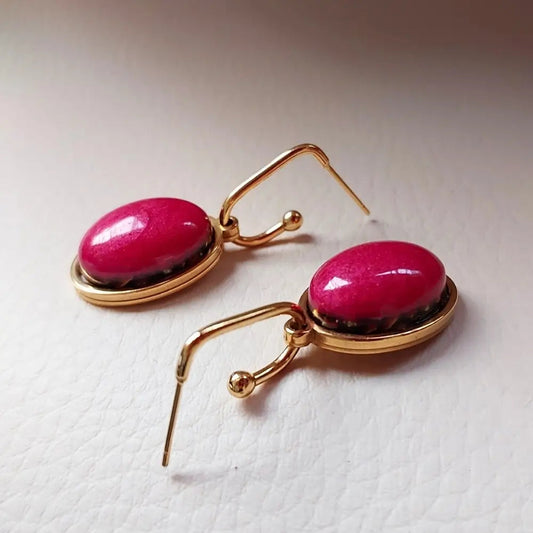 Minđuše Magenta signature Selesta