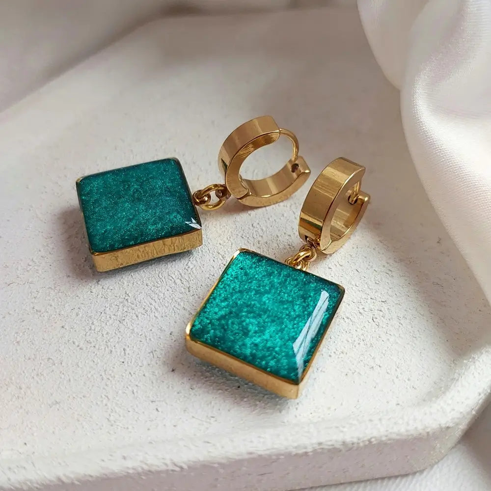 Minđuše Emerald dream Selesta