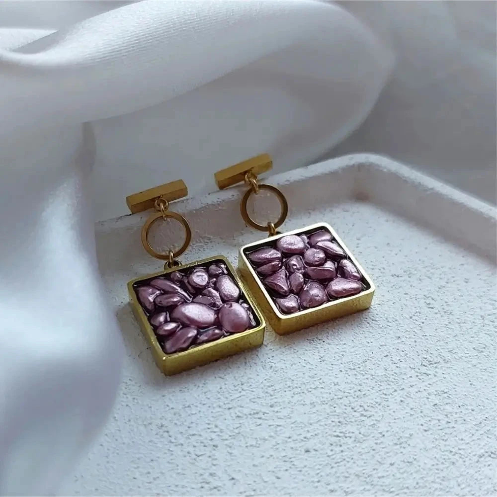 Minđuše Rose Gold Selesta