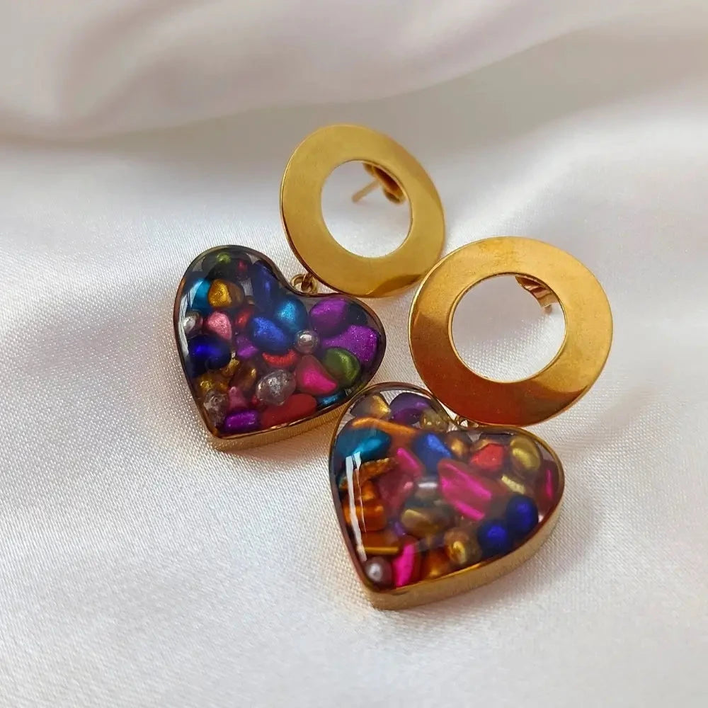 Minđuše | Šareno srce Selesta