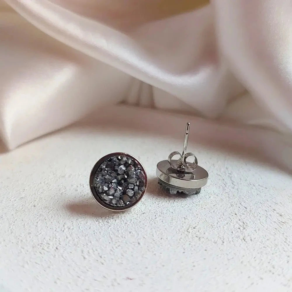 Okrugle minđušice-Druzzy silver Selesta