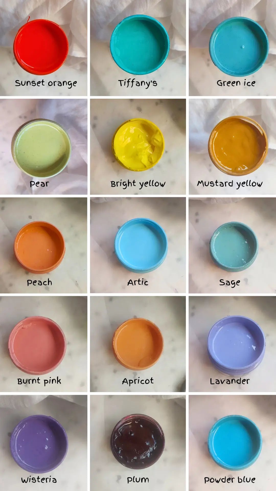 Boje za izradu nakita od epoksi smole.