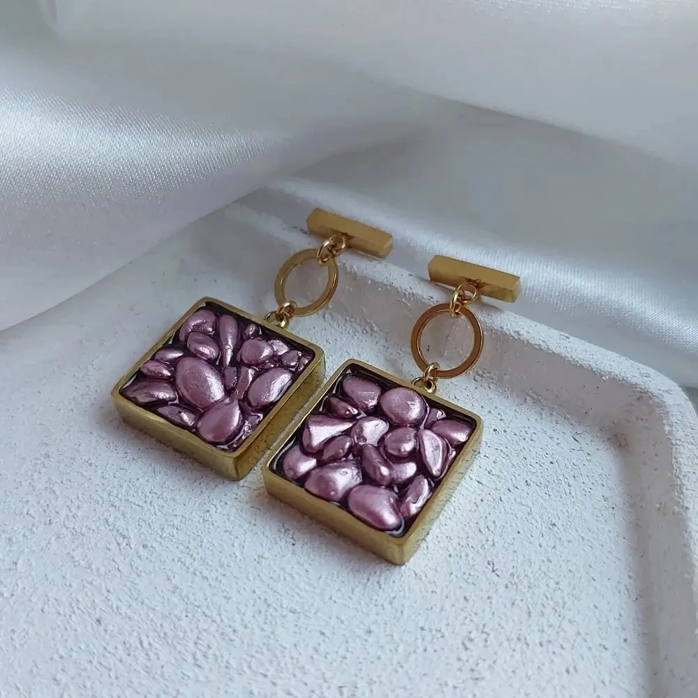 Minđuše Rose Gold Selesta