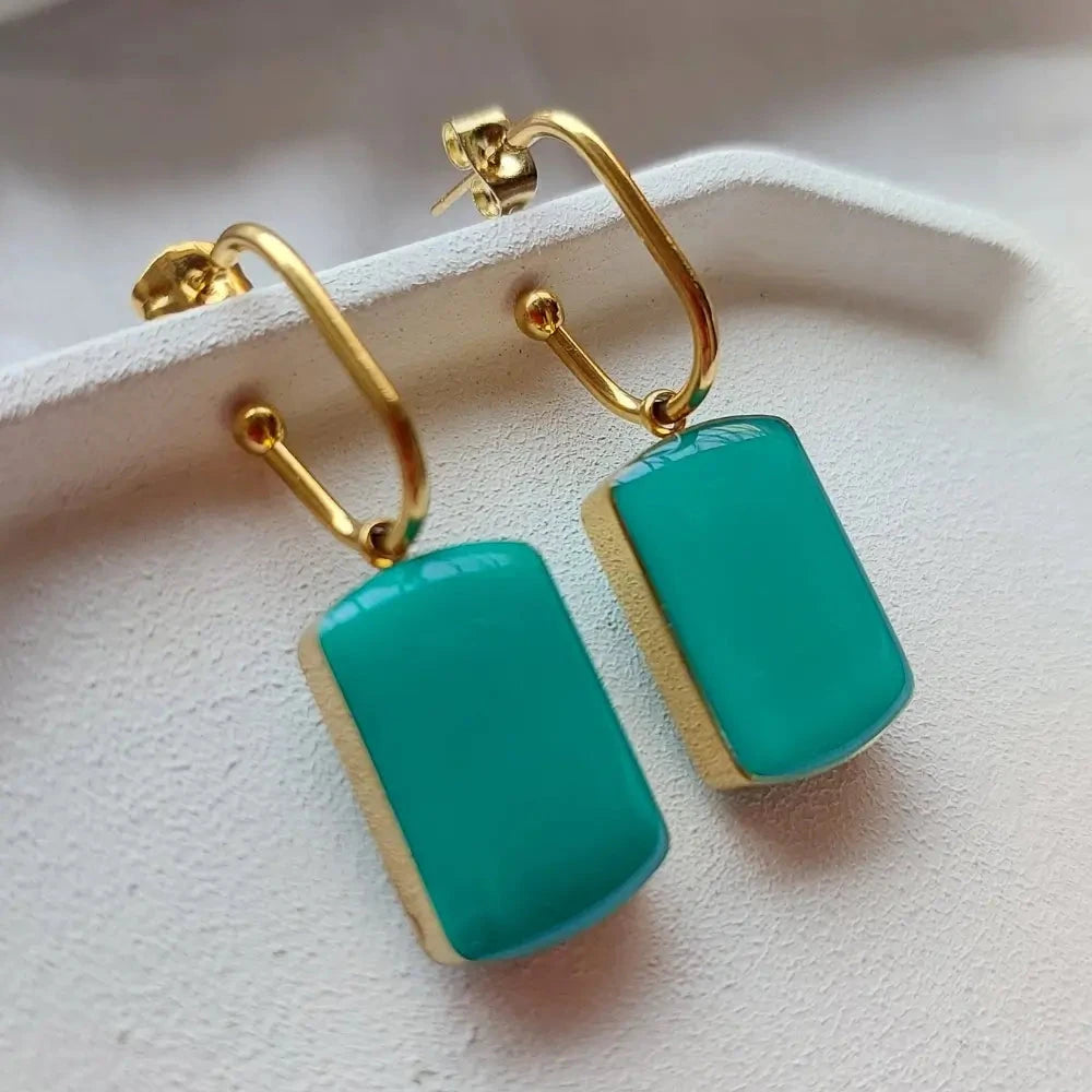 Elegantne Zelene minđuše Selesta