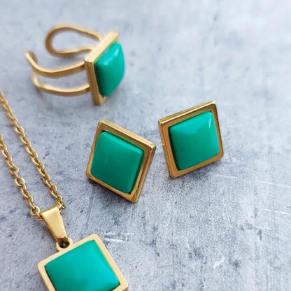 Zelene minđušice Selesta