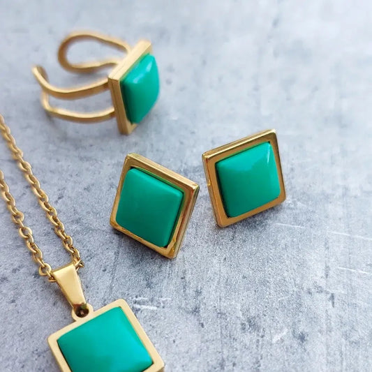 Zelene minđušice Selesta