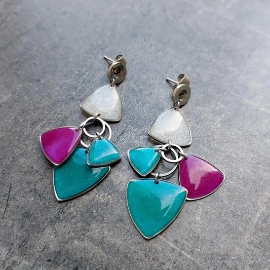 Duge minđuše na šraf Selesta