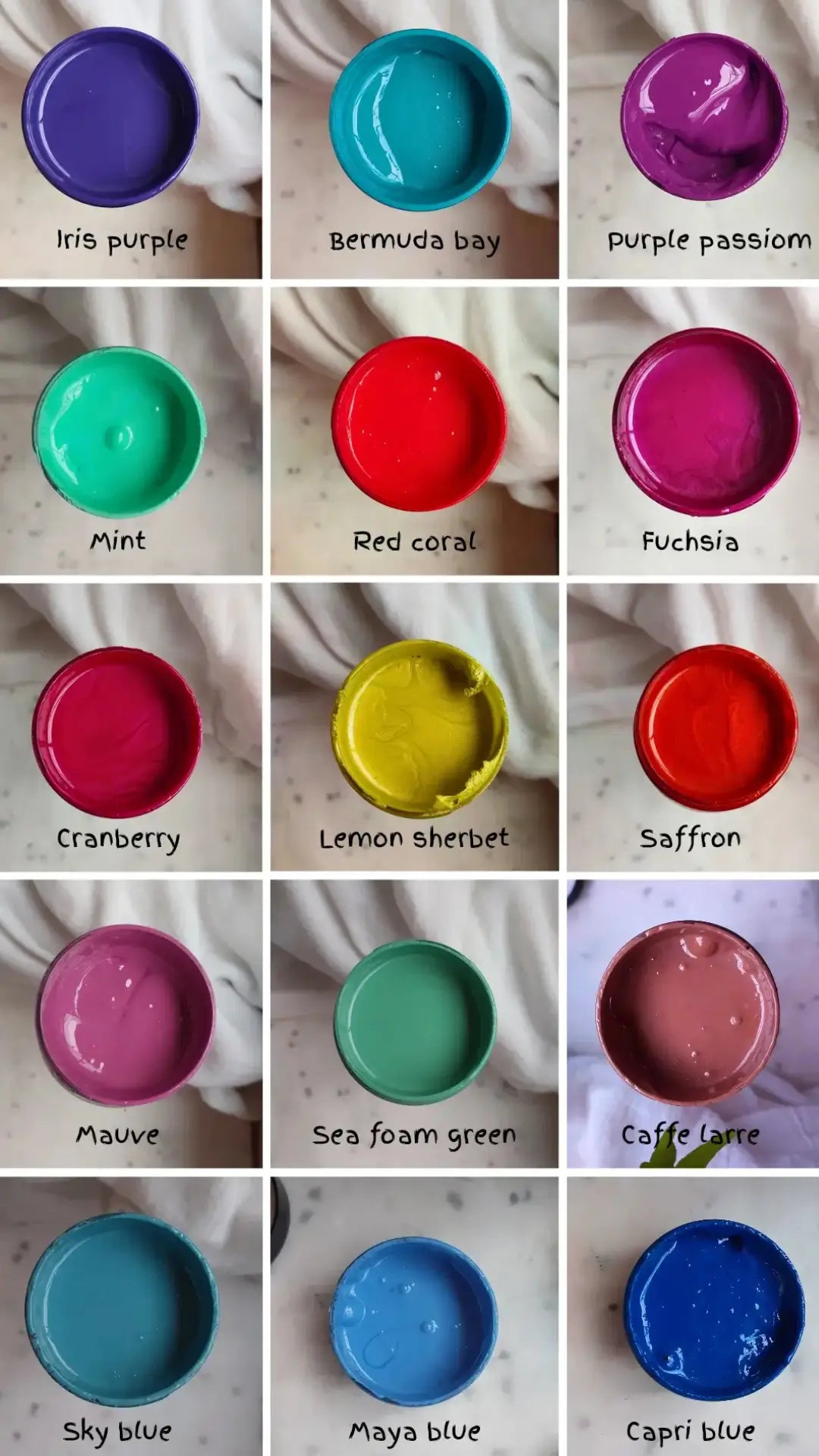 paleta boja za personalizaciju nakita