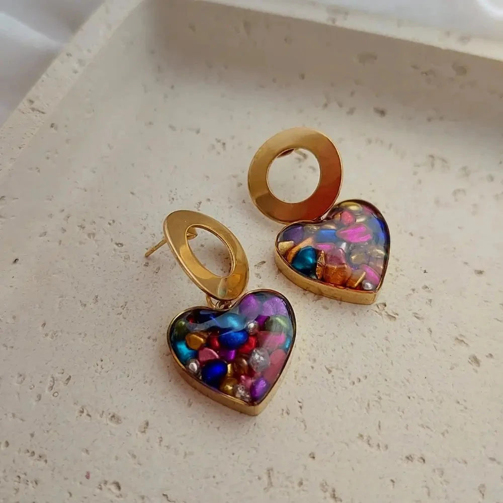 Minđuše | Šareno srce Selesta