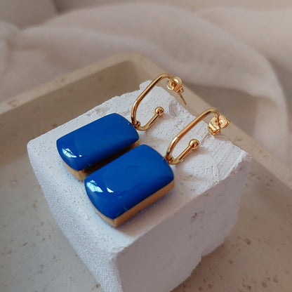 Plave minđuše Capri blue Selesta