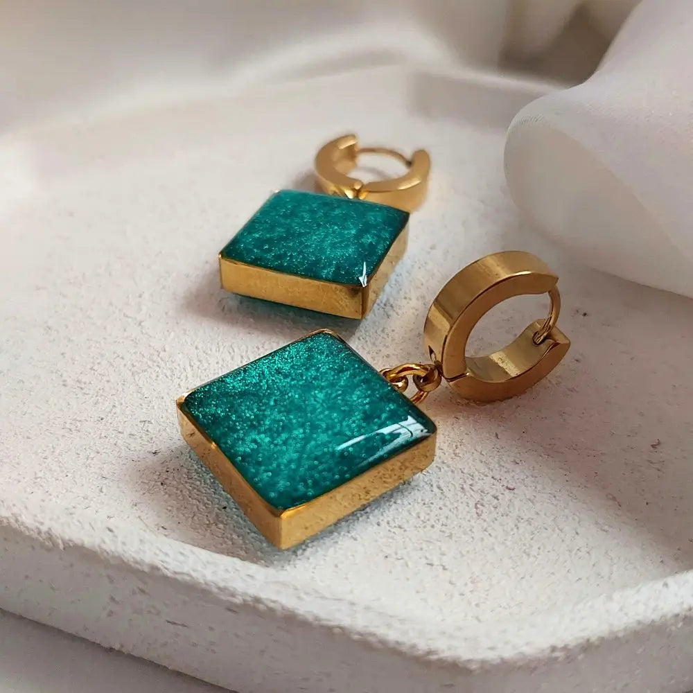 Minđuše Emerald dream Selesta